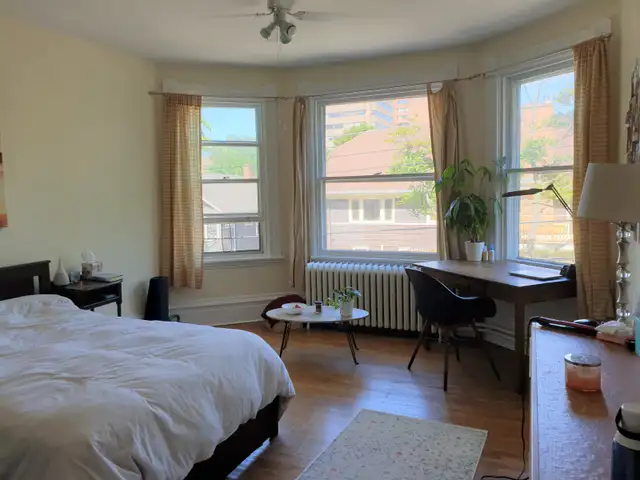 Large sunny furnished room for rent near Dal