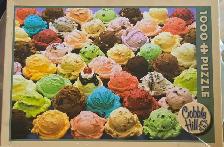 Cobble Hill Ice Cream 1000-Piece Jigsaw Puzzle USED