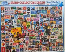 'Stamp Collector's Dream' 1000-Piece White Mountain Puzzle USED