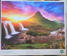 'Iceland Sunset' 1500 Piece Puzzle USED Buffalo Games