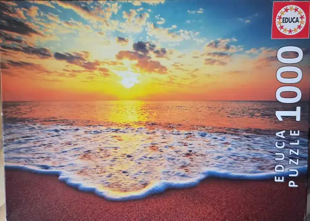 Educa 1000 Piece Sunset Puzzle USED