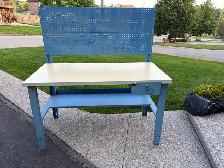 Work Bench 60x30 with pegboard