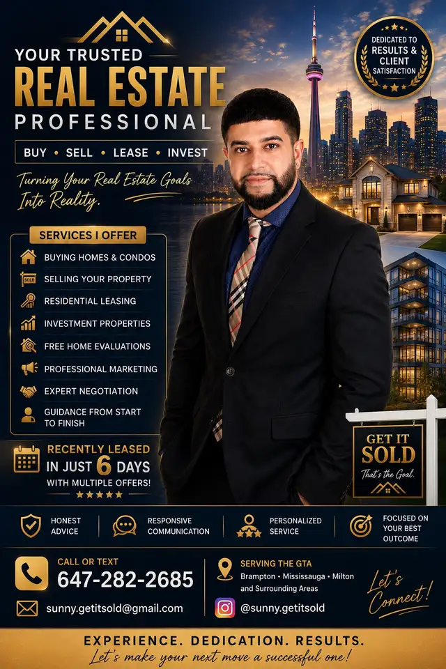 Buy • Sell • Lease | Trusted GTA Realtor