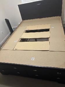 Queen size bed frame for sale $200 - Photo 9