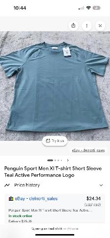 free penguin mens shirt size L