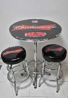 Budweiser Superbowl Edition Bar table and stools