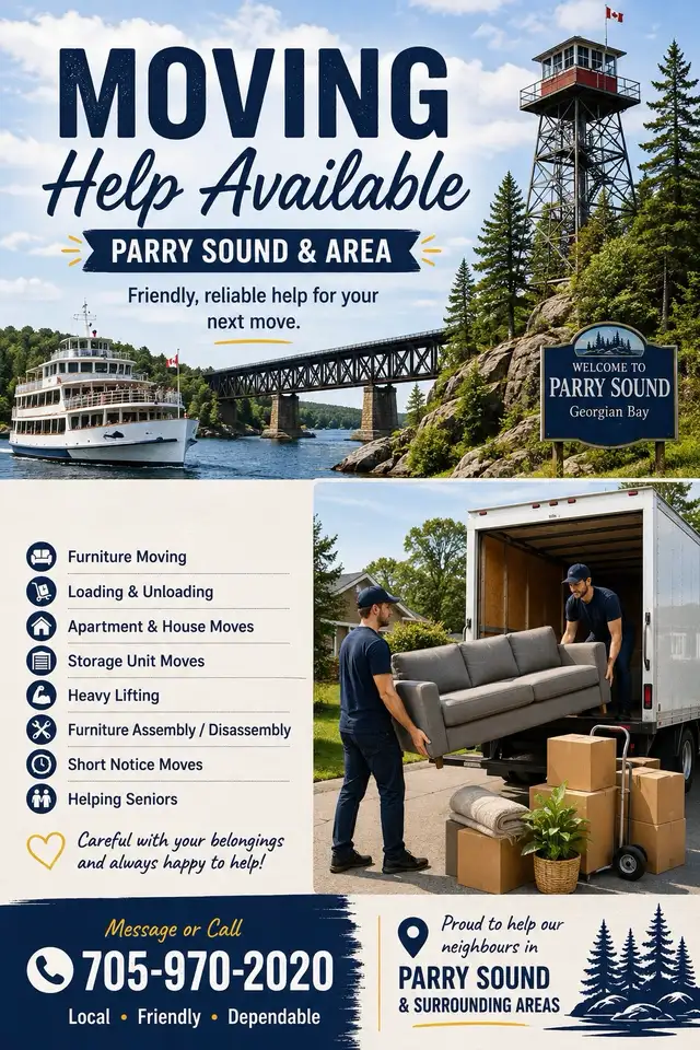 Moving help available