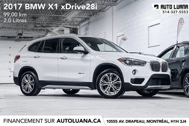 2017 BMW X1 xDrive28i AWD/TOIT PANO/CAMERA/MAGS 18'/99,000km