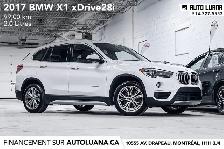 2017 BMW X1 xDrive28i AWD/TOIT PANO/CAMERA/MAGS 18'/99,000km