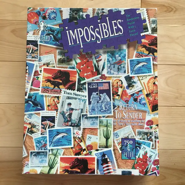 Casse-têtes / Puzzles (10 CT), 750 à 1000 LARGE pièces (noIII)
