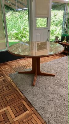 Mid century TEAK TECK. Ensemble salle à manger / GRANDE Table - Photo 9