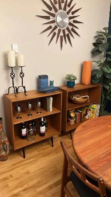 Mid century. TEAK TECK. 2 disponible. Buffet, bibliothèque, bahu - Photo 5