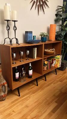 Mid century. TEAK TECK. 2 disponible. Buffet, bibliothèque, bahu - Photo 8