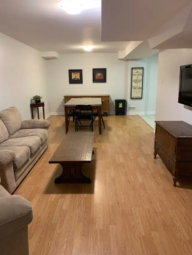 Basement apartment for rent