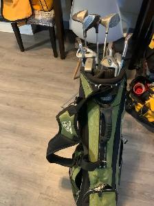 Set de golf droitier - debutant avec sac