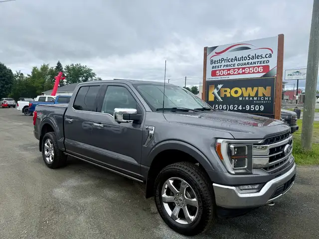 2021 Ford F-150 LARIAT! CLEAN CARFAX! 4X4! CREW CAB! PANO ROOF!