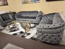 Urgent clearance on stylish 3 pc couch set