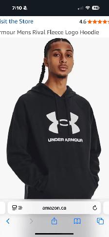 underarmour sweater size L