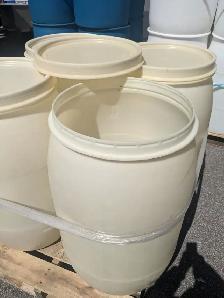 60 gallons - 220 lit.  FOOD GRADE, twisted open top plastic barr - Photo 7