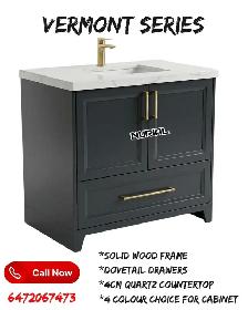 Bathroom solid wood vanities vinyl floorings kitchen cabinets - Photo 4