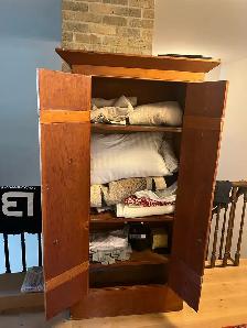 Antique jam cupboard