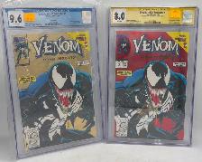 CGC Graded Venom: Lethal Protector #1 Gold Edition & Signed Copy