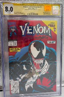 CGC Graded Venom: Lethal Protector #1 Gold Edition & Signed Copy - Photo 2