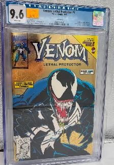 CGC Graded Venom: Lethal Protector #1 Gold Edition & Signed Copy - Photo 3