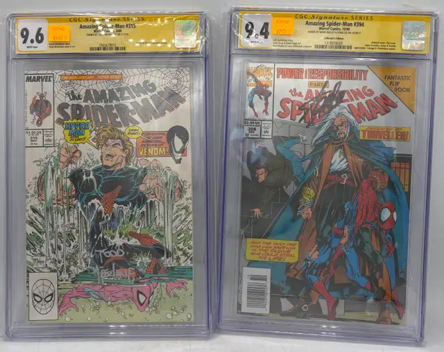 Signed & CGC Graded Amazing Spider-Man Comics // #315 / 394