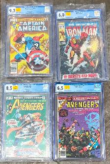 CGC Graded Avengers, Ironman, & Captain America Comic(s)