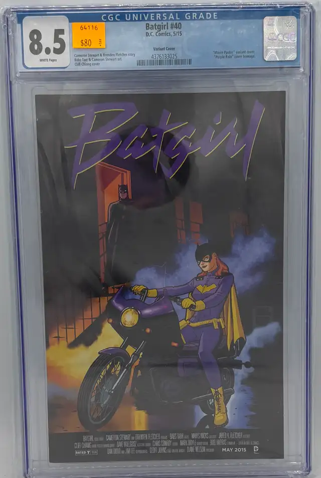 CGC Graded ( 8.5 ) Batgirl #40 Comic