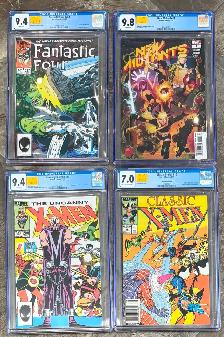CGC Graded X-Men, New Mutants, & Fantastic Four Comic(s)