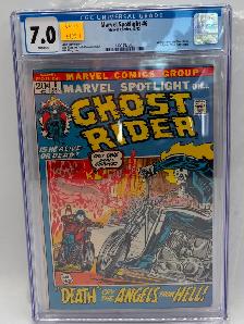 CGC Graded ( 7.0 ) Marvel Spotlight #6 - Ghost Rider