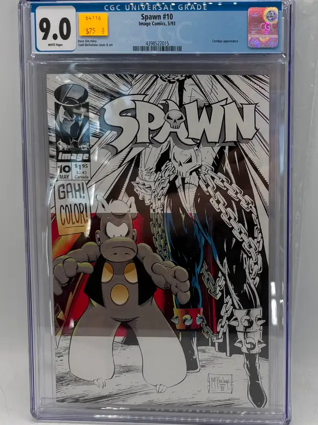 CGC Graded ( 9.0 ) Spawn #10 Comic