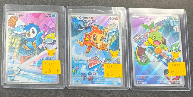 Pokemon 30th Anniversary Sinnoh First Partners Collection