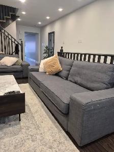 IKEA KIVIK Sofas – Gray – 2 Available - Photo 2