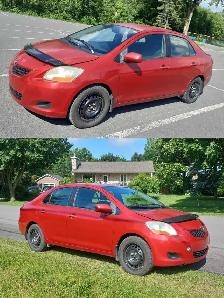 Toyota yaris 2009 rouge