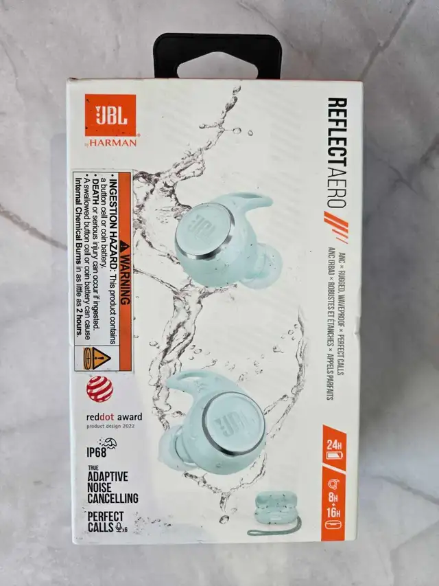 NEW JBL REFLECTAERO HEADPHONES