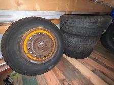 Michelin Latitude 235/70R16 Winter Tires& Rims Town & County Van