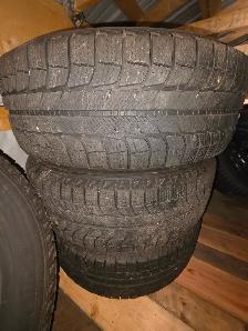 Michelin Latitude 235/70R16 Winter Tires& Rims Town & County Van - Photo 3