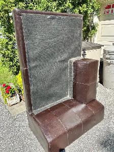 Free leather couch with chaise Genius Leather - Photo 6