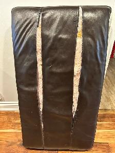 Free leather couch with chaise Genius Leather - Photo 9
