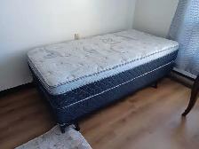 Twin Eurotop Mattress and Frame - Photo 2