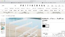 POTTERY BARN Metal Outdoor Pool Float/Toy/Noodle Storage - Photo 3