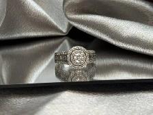 14KT White Gold Diamond Ring & Matching Band $2,975 - Photo 4