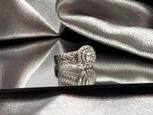 14KT White Gold Diamond Ring & Matching Band $2,975 - Photo 7