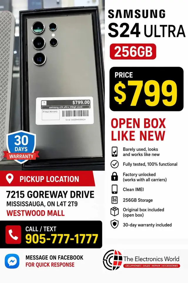 Samsung S24 Ultra – 256GB