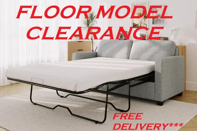 FLOOR MODEL PULL-OUT PREMIUM SOFA BED WITH POCKET COIL MATTRESS