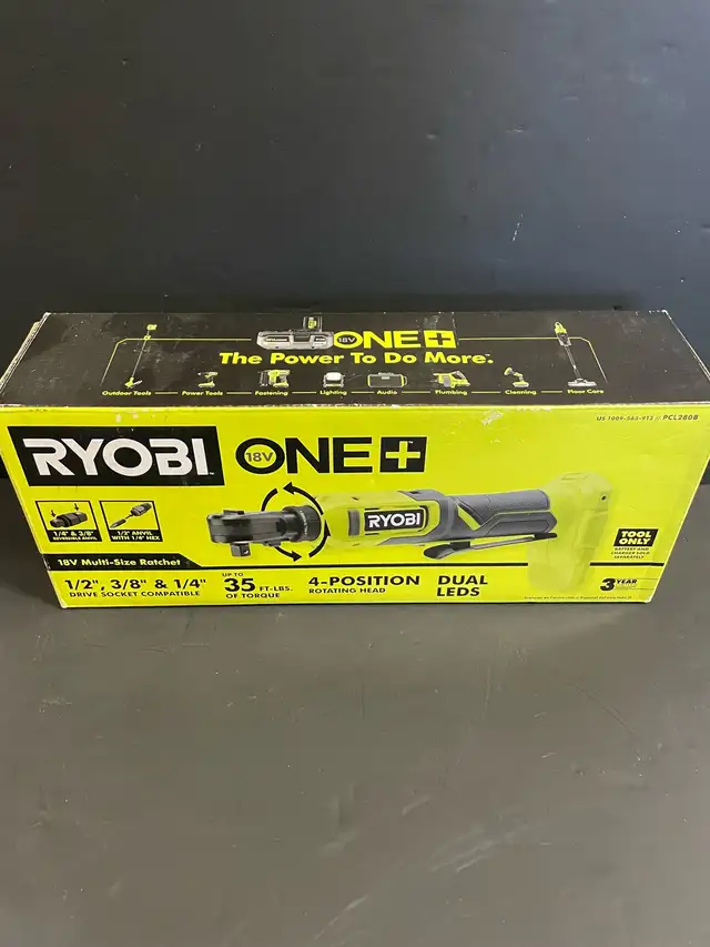 RYOBI One Plus 18V Ratchet PCL208B