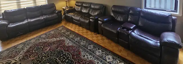 Sofa Set - 3 Piece (2 Sofas, 1 love seat) - Power Recliners